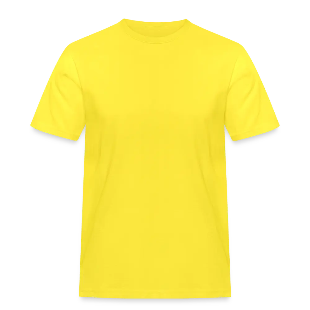 Men’s Workwear T-Shirt - yellow