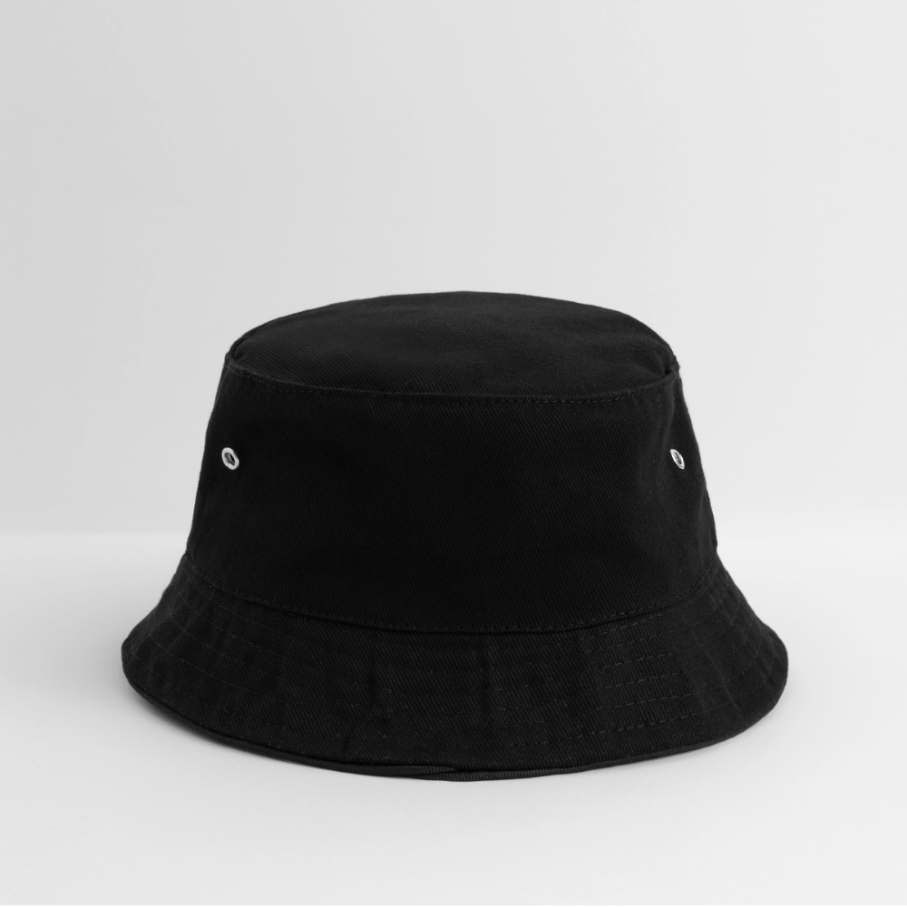 Classic cotton bucket hat with decorative brim seams