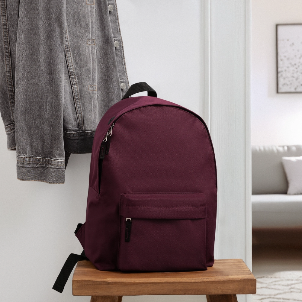 Backpack - burgundy