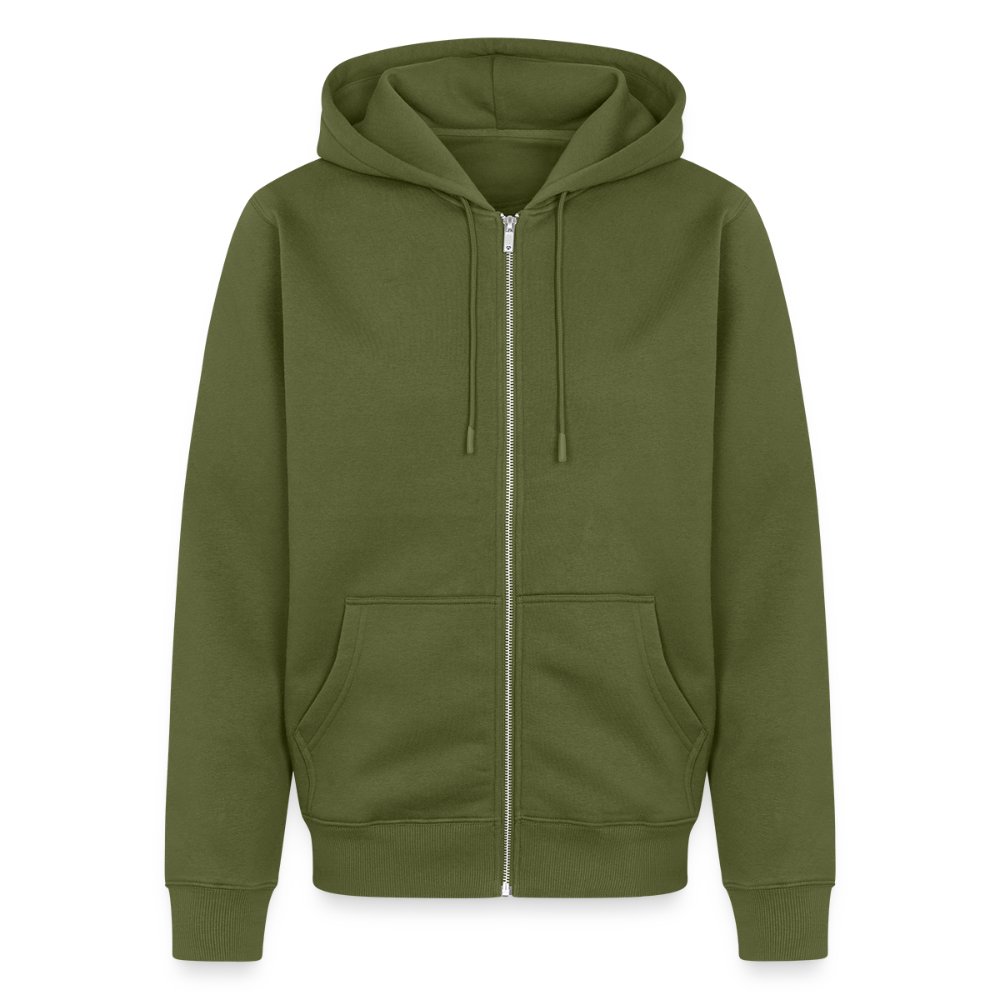 Men's Zip-Up Hoodie - khaki