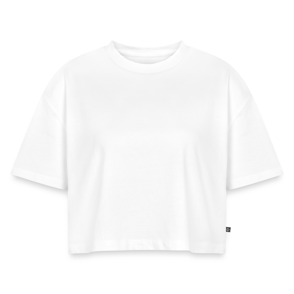 Women’s Cropped Tee - white