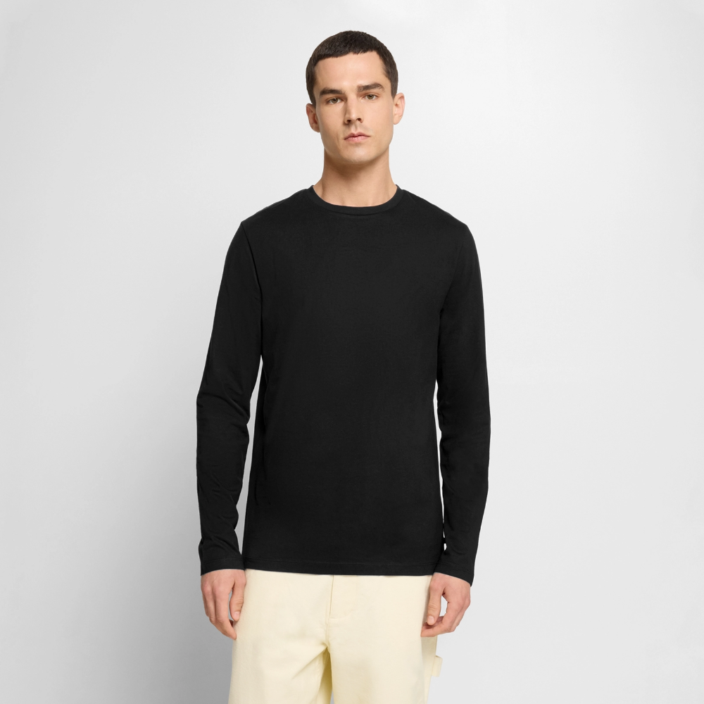 Men's Organic Long Sleeve Tee - black