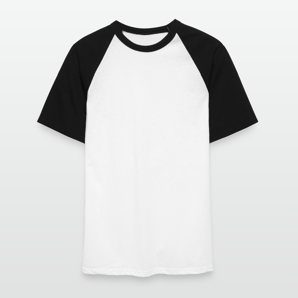 Men’s Baseball Tee - white/black
