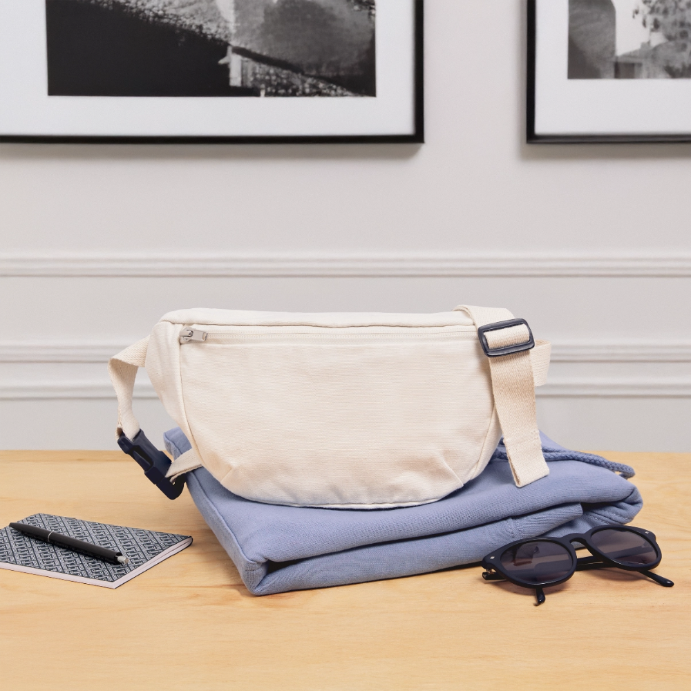 Recycled Hip Bag - natural
