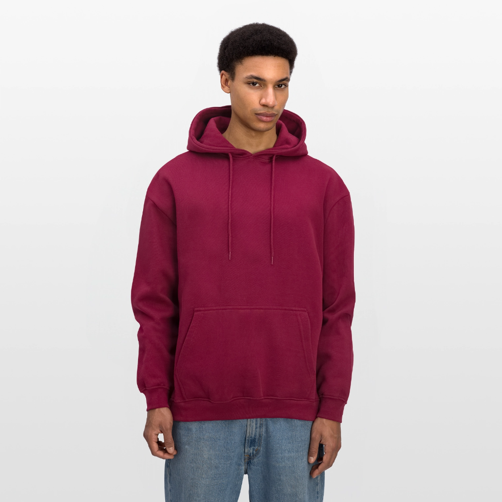 Men's Oversized Hoodie - burgundy