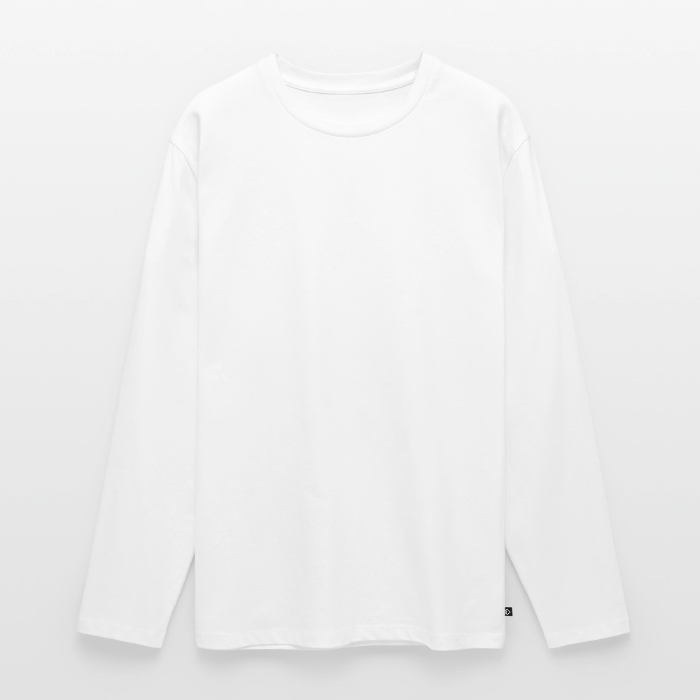 Men's Organic Long Sleeve Tee - white