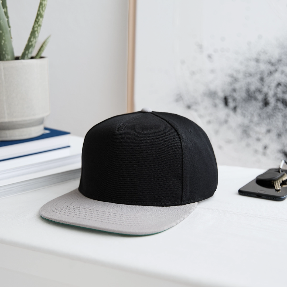 Snapback Cap - black/grey