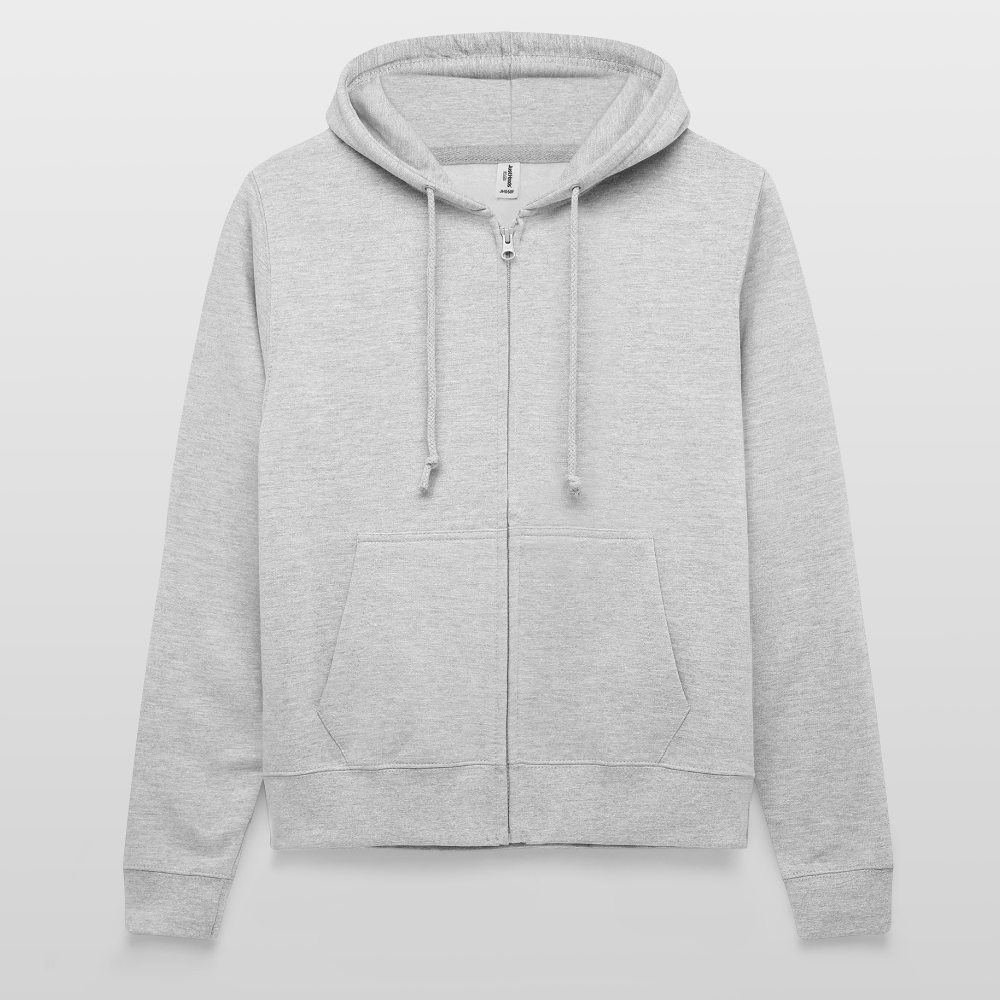Women’s Zip-Up Hoodie - heather grey