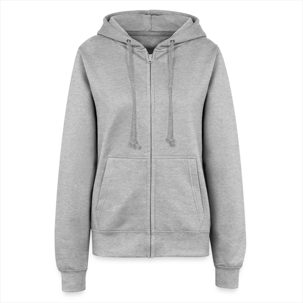 Women’s Zip-Up Hoodie - heather grey
