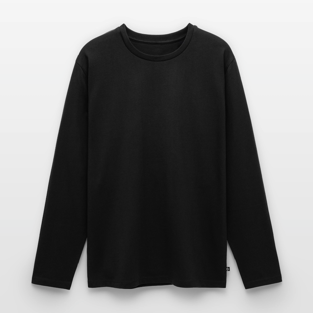 Men's Organic Long Sleeve Tee - black