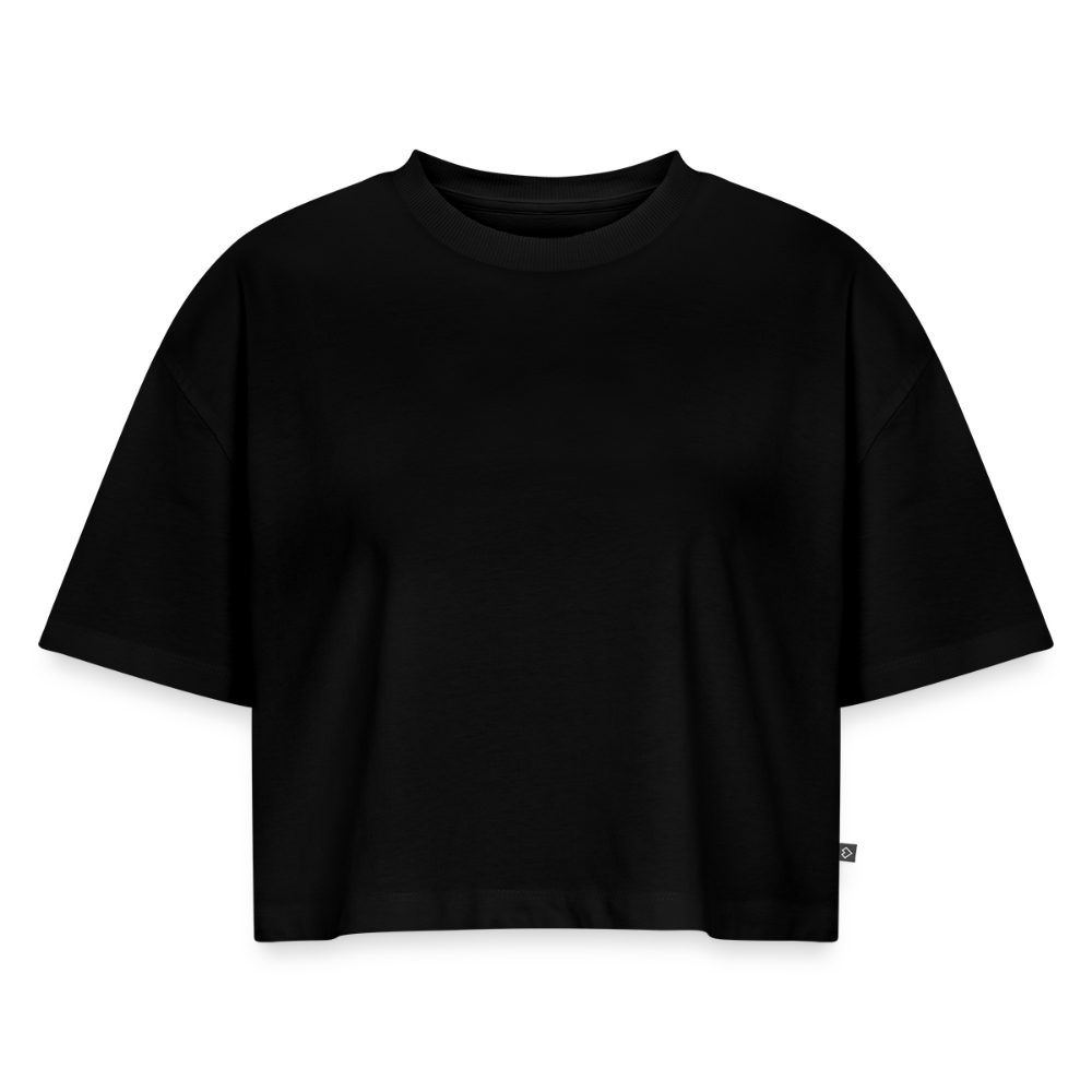 Women’s Cropped Tee - black