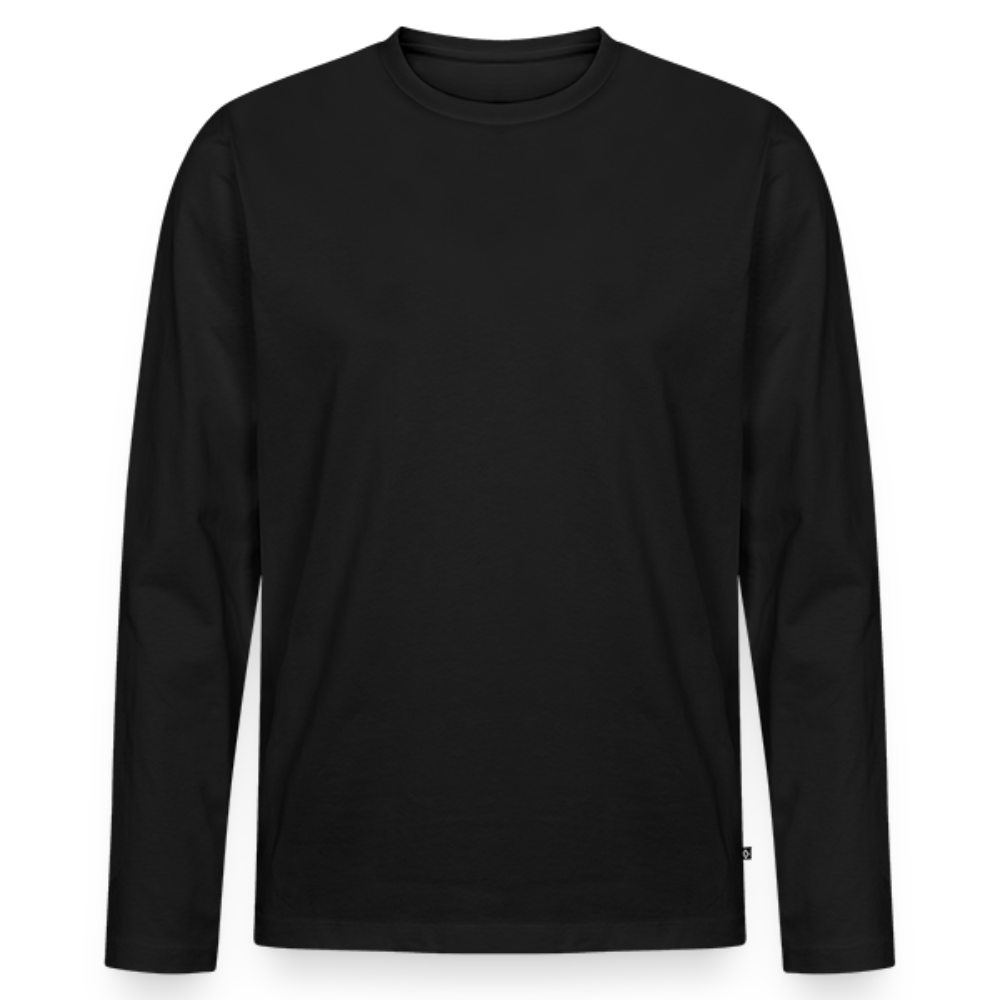 Men's Organic Long Sleeve Tee - black