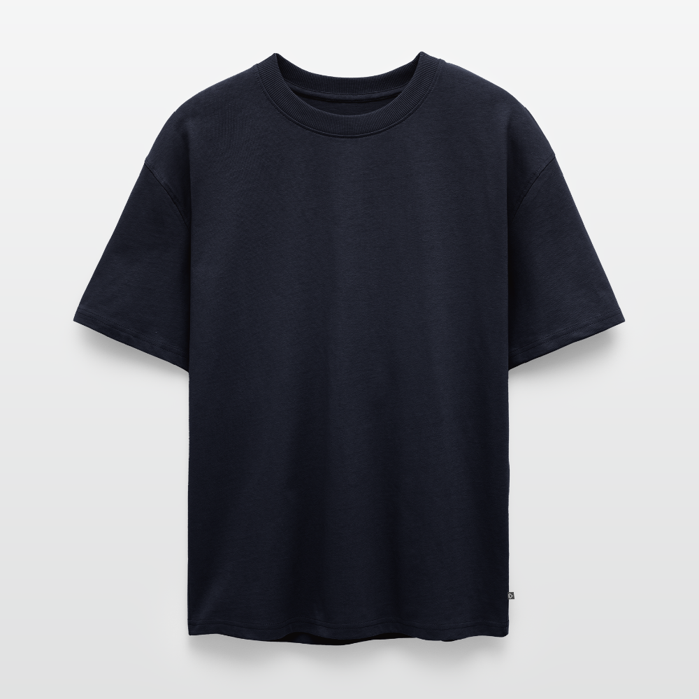 Men's Oversized Organic Tee - navy