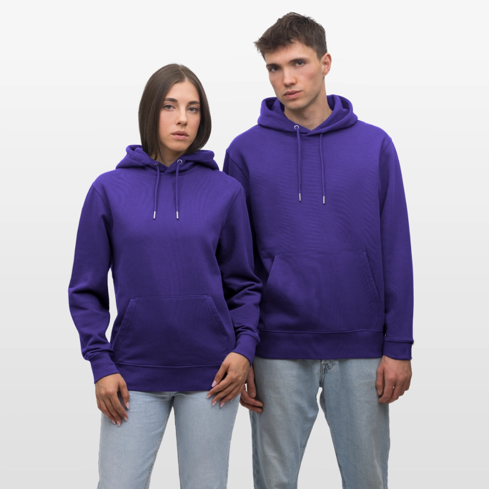 Unisex Organic Hoodie - purple love 