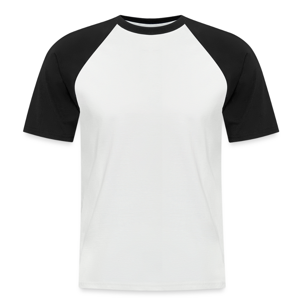 Men’s Baseball Tee - white/black