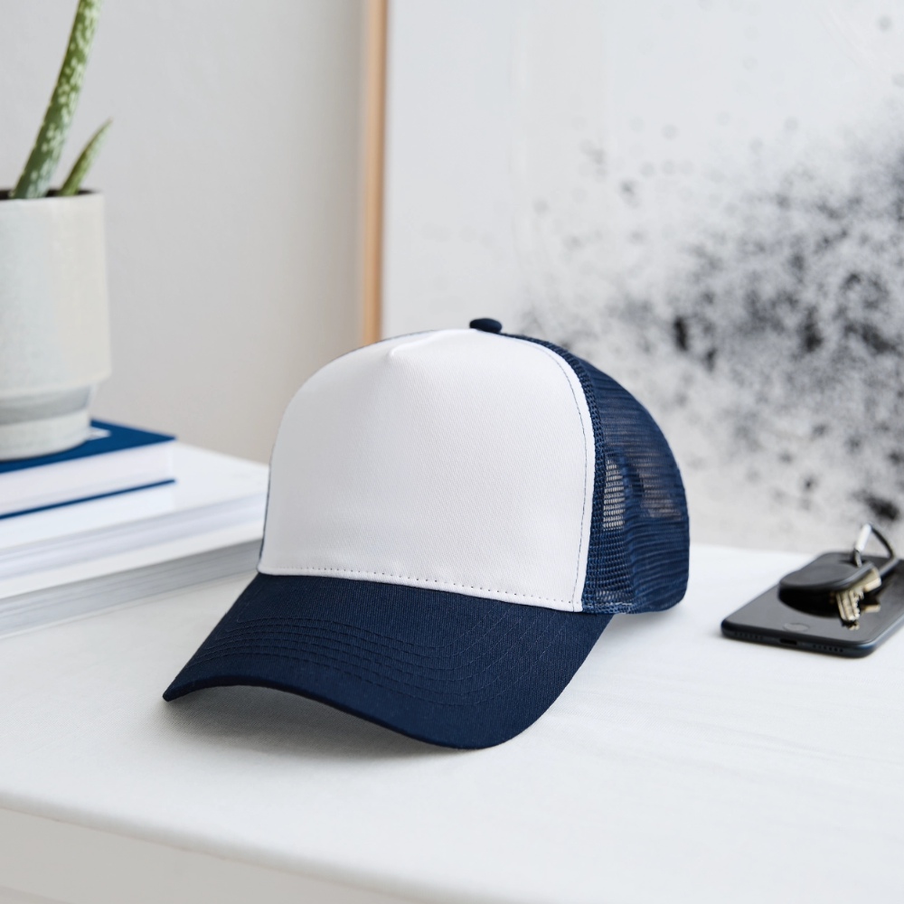 Trucker Cap - white/navy