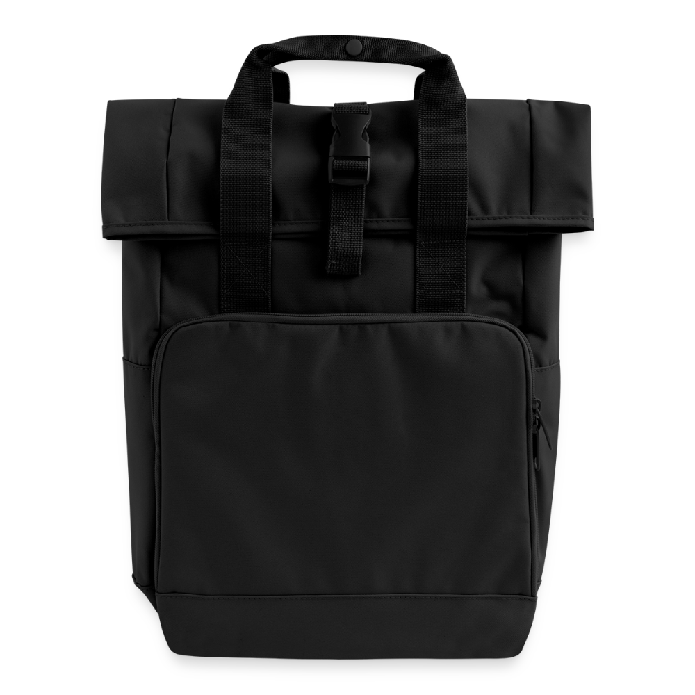 Roll Top Backpack - black
