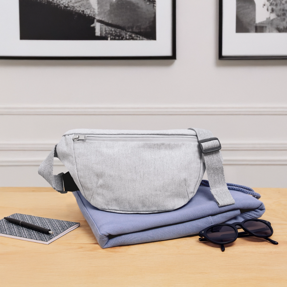 Recycled Hip Bag - heather grey