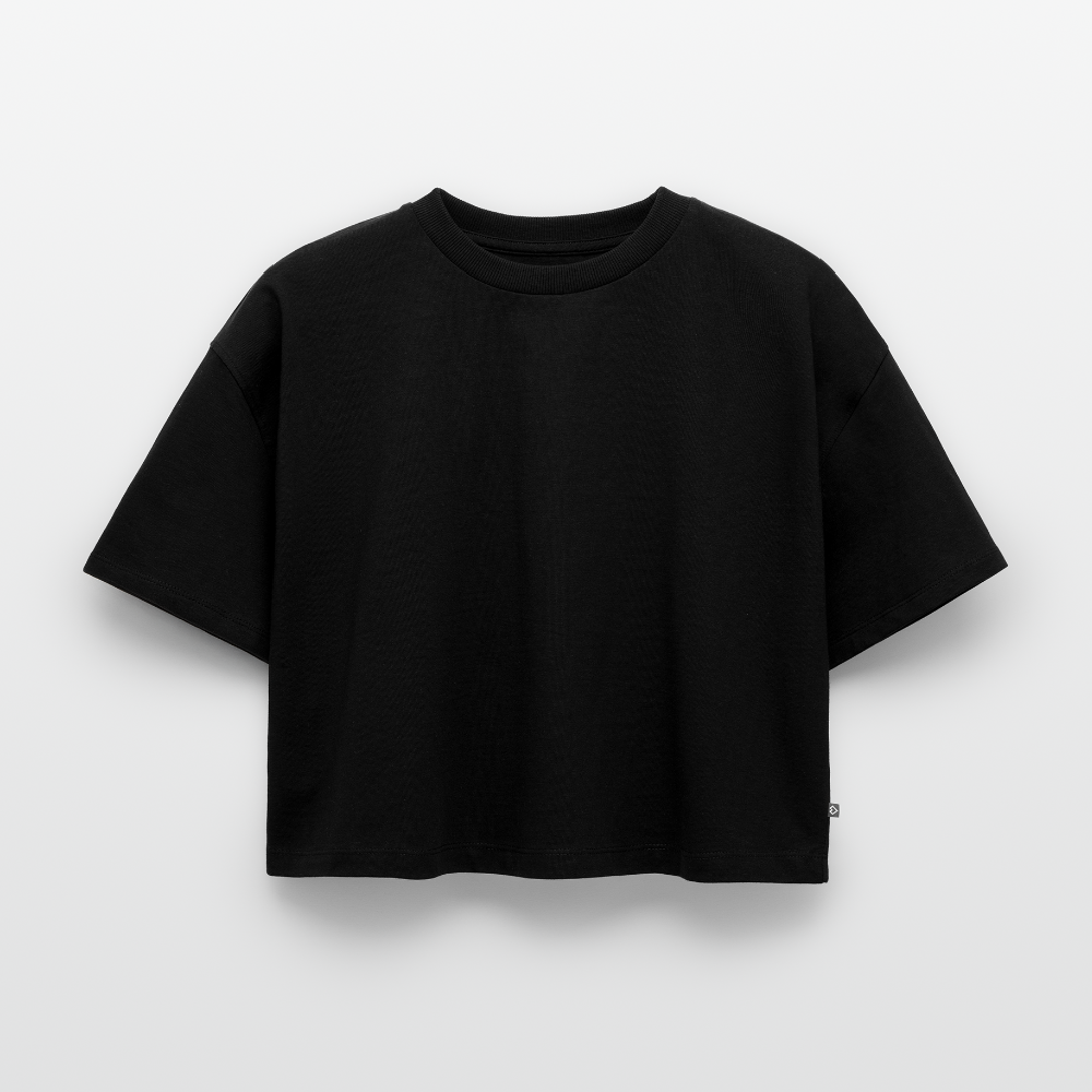 Women’s Cropped Tee - black