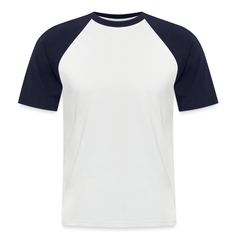 Men’s Baseball Tee - white/navy